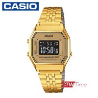 ราคา Casio Standard นาฬิกาข้อมือผู้หญิง สายสเตนเลส รุ่น LA680WGA 9BDF สีทอง (2109542031)