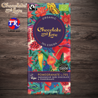 ราคา Chocolate and Love POMEGRANATE DARK 70 ช็อกโกแลต แอนด์ เลิฟ ช็อกโกแลต รส ทับทิม ดาร์ค 70 80g (9870131177)