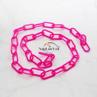 ราคา โซ่แขวนของ โซ่แขวนผ้า โซ่พลาสติก ยาว120ซม รวมตะขอ (7895659692)