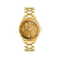 ราคา Anne Klein AK 4132TEGB Womens Gemstone นาฬิกาข้อมือผู้หญิง Tigers Eye Gold (20956150515)