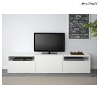 ราคา ตู้ทีวี ตู้ชั้นวางทีวี ตู้ทีวีคอนโด สีขาว Cabinet TV Bench TV For Condo Cabinet Modern white Collor BESETUE 180x42x39 cm (1336974581)