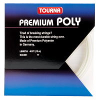 ราคา TOURNA เอ็นไม้เทนนิส Premium Poly Tennis string สีขาว เอ็นโพลี ทนทานสุด (9200898)
