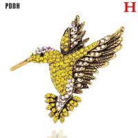 ราคา PDBH Fashion Store Flash Sale Rhinestone Hummingbird เข็มกลัดสำหรับผู้หญิงน่ารักนกสไตล์เครื่องประดับเข็มกลัด Pin (16179834386)