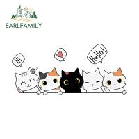 ราคา EARLFAMILY สติกเกอร์รถรูปแมวน่ารัก13ซม สำหรับตัวรถรถจักรยานยนต์สมุดโน๊ตหน้าต่างสติ๊กเกอร์กันน้ำติดรถยนต์กันรอยอุปกรณ์เสริมรถยนต์ (20632280805)