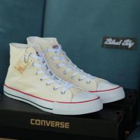 ราคา Converse All Star Classic ox Hi รุ่นฮิต สีครีม หุ้มข้อ รองเท้าผ้าใบ คอนเวิร์ส ได้ทั้งชายหญิง (4559372210)