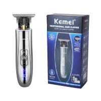 ราคา Kemei KM 129 Skeleton Cordless Hair Trimmer for Men LCD Display Haircut Tools Speed Control 0mm Skin Cut Fits Wahl T Wide Blade (12264851497)