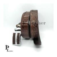 ราคา P leather เข็มขัด 3 8cm เข็มขัดหนังจระเข้แท้ เข็มขัดผู้ชาย กระดูก หนังจระเข้ กว้าง 1 5 นิ้ว หนังแท้ พร้อมส่ง (11031910324)