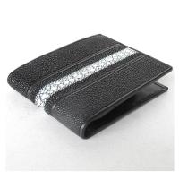 ราคา img ปลากระเบนหนาม เป็นสินค้าหายาก Cool Genuine Stingray Bifold wallet กระเป๋าหนังปลากระเบน ปลากระเบนหนาม มีเส้นหนาม (852276402)