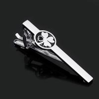 ราคา หนึ่งแฟชั่นของผู้ชายธุรกิจที่เรียบง่ายคลิปผูกโลหะคลิปหนีบคอเสื้อสายสีดำรูปทรงเรขาคณิตระดับไฮเอนด์ (20675853989)