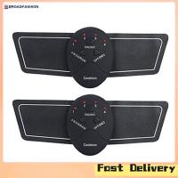 ราคา Broadfashion Professional Sports Abdominal Trainer Rechargeable Abdomen Gel Pad Muscle Stimulator For Weight Loss (20641772681)