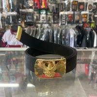 ราคา เข็มขัดหัวครุฑทองสายสีดำ (20978006283)