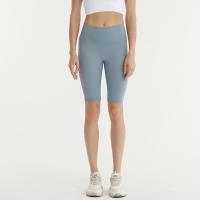 ราคา alo yoga Fitness Pants Womens Summer Thin Double Sided Brushed Cropped Pants Lightweight Nude Feel Sports Yoga Pants (20791357110)