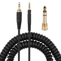 ราคา Cable Coiled Aux Cord Replacement for Sennheiser HD598 Cs HD599 HD569 HD579 HD558 HD518 Headphone Audio Cable with 6 35mm Adapte Cables (20701654627)