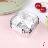 ราคา JIANG แม่พิมพ์กล่องทาร์ตไข่รูปหัวใจสำหรับเรือทรงสี่เหลี่ยมขนาดเล็ก10ชิ้นถาดอลูมิเนี่ยม DIY ฟอยล์เค้กทาร์ตถ้วยพายแม่พิมพ์ถ้วยมัฟฟิน (20509100110)