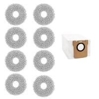 ราคา 8 Pack Mop Pads For Dreame L10S Ultra Washable Mop Pads Accessories Kit For Dreame L10 Ultra L10S Pro L10S Ultra Robot Vacuum (20392482211)