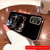 ราคา เคสโทรศัพท์ซัมซุง A52ซัมซุง A52s 5G เคสนิ่มซิลิโคนอิเล็กโทรเพลทป้องกันการกระแทกเคสกันกระแทกแบบนุ่มดีไซน์ใหม่เครื่องสำอางกระจกการ์ตูนพร้อมที่จับ (19587636208)