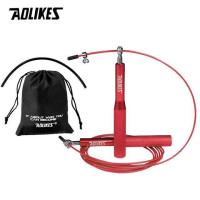 ราคา AOLIKES Crossfit Jump Rope Adjustable Jumping Rope Training Aluminum Skipping Rope Fitness Speed Skip Training Boxing MMA (18971601439)