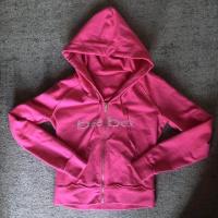 ราคา เสื้อมีฮู้ดแนวสตรีทแนวกอธิคมีฮู้ดเสื้อฮู้ดดี้สีชมพู Y2k พลอยเทียมเสื้อสตรี Hoodie Kawaii แขนยาว Hoodie แนวกอธิค (20045186961)