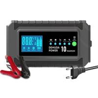 ราคา 12V 10A Automotive Battery Charger 24V 5A Car Battery Charger Fast Charging for AGM GEL WET Lead Acid LCD (17900719655)