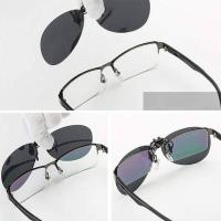 ราคา Pexels คลิปออนแว่นกันแดดเลนส์พลิกขึ้น UV400 Polarized ขับรถเดินทางแว่นตา (800880077)