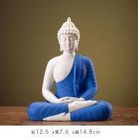 ราคา Spot parcel post Ceramic Sakyamani Statue Amitabha Buddha Thai Buddha Home Chinese Decoration Living Room Entrance Backflow Incense Lamp Ring (20887936931)