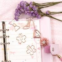 ราคา คลิปหนีบกระดาษ โรสโกลด์ Rose Gold Paper Clip by mimisplan (1065998131)