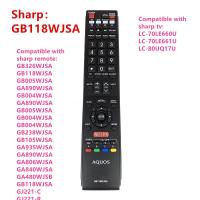 ราคา Sharp GB118WJSA GB005WJSA Smart Tv Remote Control Replacement GB118WJSA Remote Control for SHARP LCD TV AQUOS TV 2D 3D NETFLIX GB005WJSA GA890WJSA GB004WJSA Sharp (19543563174)