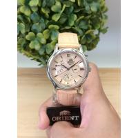 ราคา ORIENT นาฬิกาญี่ปุ่น ผู้หญิง ตัวเรือนสแตนเลส สายหนัง แสดงวันที่ สัปดาห์ สินค้าแท้ ประกันศูนย์ไทย (19306434763)