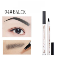 ราคา Dark Brown Eyebrow Pencil Microblading Eyebrow Tattoo Pen Makeup Waterproof 4 Tip Eyebrow Pen (17542972161)