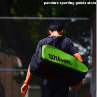 ราคา กระเป๋าเทนนิส Wilson BLADE 9 แพ็ค 15 แพ็ค กระเป๋าเป้สะพายหลัง Aurora Green (13951968950)