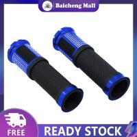 ราคา Baic 1 Pair Motorcycle Hand Grips CNC Aluminum Soft Rubber Handlebar Grips Throttle Universal 7 8 Left Grip 1 Right Grip (20771869097)