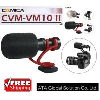 ราคา มีของพร้อมส่ง COMICA CVM VM10II ไมค์ Cardioid ไมโครโฟนสำหรับวิดีโอ ป้องกันแรงกระแทก สำหรับ สมาร์ทโฟน สำหรับ DJI OSMO สำหรับโกโปร DSLR (1783166889)