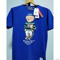 ราคา s 5xl ผ้าฝ้าย 100 เตรียมจัดส่ง เสื้อยืดโปโล ลายพี่หมีของแท้ Beverly Hills Polo Club (18404945309)