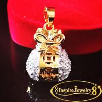 ราคา INSPIRE JEWELRY จี้น้ำเต้าดูดทรัพย์ สลักยันต์โดยรอบ น้ำเต้าดูดทรัพย์ ดูดทรัพย์ ดูดเงิน ดูดทอง ดูดโชคลาภ (15644453586)