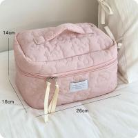 ราคา Ins กระเป๋าเครื่องสําอาง กระเป๋าแต่งหน้า กระเป๋าจัดระเบียบ สีแคนดี้ กระเป๋าเครื่องสําอางค์ กระเป๋าเครื่องสําอางค์ KKHOME (18219295257)