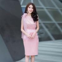 ราคา D200 CL1749 FF Dress เดรสสั้นไหล่เฉียง 1 ข้าง งานเนื้อผ้าซาร่า เนื้อผ้ามันเงาสวยดูหรูหรา เดรสทรงเข้ารูป (17520691952)