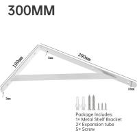 ราคา SAOSIS ขายึดชั้นวางของหนักติดผนังรูปตัวแอลชั้นวางของสีขาวสีดำชั้นวางติดผนังเหล็กฉากที่ตั้งโลหะสำหรับชั้นวางชั้นวางติดผนังรองรับไม้ (17445525920)