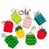 ราคา พร้อมส่ง กระเป๋าใส่เหรียญ Pop It กระเป๋าสตางค์ กระเป๋าใส่กุญแจ กระเป๋าซิลิโคน พวงกุญแจ ของเล่น POP IT ป๊อปอิท ลายการ์ตูน (14731141750)