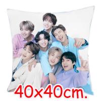 ราคา ส่งจากไทย หมอนพิมพ์ลาย BTS GOT7 EXO NCT THE BOYZ มีทั้งหมอนและปลอกหมอน (15519800059)
