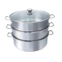 ราคา ส่งด่วน เอโร่ ชุดหม้อซึ้งนึ่ง 3 ชั้น พร้อมฝาแก้ว ขนาด 36 ซม aro 3 Tier Steamer 36 Cm with Glass Lid สินค้าราคาถูก พร้อมเก็บเงินปลายทาง (14244291344)