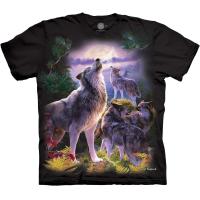 ราคา The Mountain Wolf Pack Moon T Shirt (19986458844)