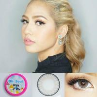 ราคา Oh soul คอนแทคเลนส์ ยี่ห้อ Kitty Kawaii มีสี เทา ตาล มีค่าสายตา (19440790366)