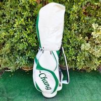 ราคา ถุงกอล์ฟ CHANG มือสอง ถุงกอล์ฟหนัง สีขาวสวยๆ ใช้ดีมาก กันน้ำ ใบใหญ่ ใส่ของได้เยอะ ครบถ้วนเลย ไม้กอล์ฟมือสอง ของแท้ BY NakaraLuxurious (21309280745)