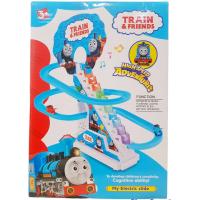 ราคา พร้อมส่ง ของเล่นเด็ก รถไฟโทมัสบันไดเลื่อน โทมัสไต่บันได รถไฟโทมัสพร้อมราง ใส่ถ่าน มีเสียงมีไฟ TY173 (14224924538)