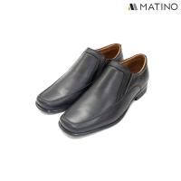 ราคา MATINO SHOES รองเท้าชายคัทชูหนังแท้ รุ่น MC B 5001 BLACK (7201340235)