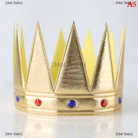 ราคา Hot Sale หมวกวันเกิดมงกุฎสาว Queen หมวกเด็ก King KIDS ผู้ใหญ่ตกแต่งหมวก (20767291881)