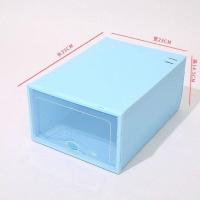 ราคา กล่องใส่รองเท้า กล่องเก็บรองเท้า กล่องพลาสติก กล่องรองเท้าแบบใสฝาเปิดปิดได้ กล่องใส่รองเท้าฝาเปิด D038 (12431990596)