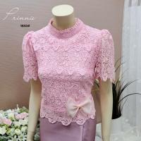 ราคา Prinnie รหัส 1832 เสื้อลูกไม้แขนสั้น คอปีน งานพรีเมี่ยม (18654618528)