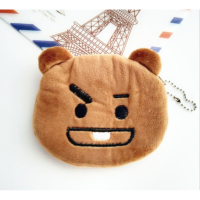 ราคา TH KPOP BTS BT21 กระเป๋าใส่เหรียญ ใส่บัตร และเหรียญ wallet Coin Purse (16454707637)
