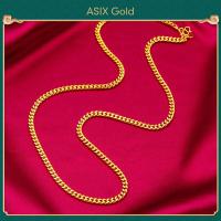 ราคา ASIX GOLD สร้อยคอทองคํา 24K สร้อยคอผู้หญิงสร้อยคอผู้ชาย สีไม่เปลี่ยนเป็นสีดํา ไม่ลอกออก (16705818791)